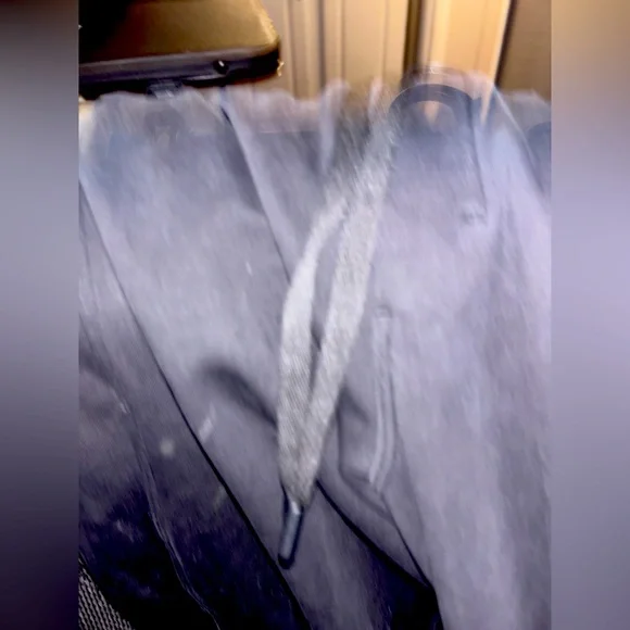 Black super soft fleece lined heavy weight warm small ladies joggers black euc - Picture 3 of 8